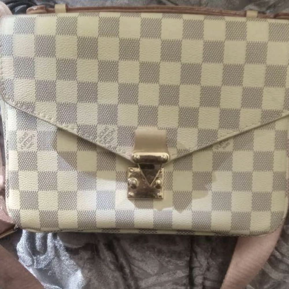 Authentic Checkered Louis Vuitton Crossbody